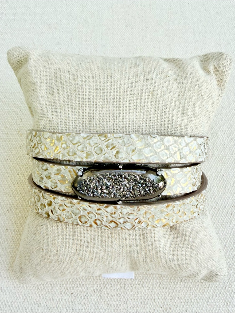 *Marcasite Focal Charm Bracelet* KEEP COLLECTIVE Retired Statement Piece